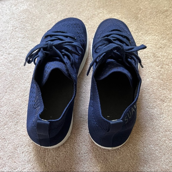 Suavs The Zilker Knit Shoes Navy Blue 10 - Picture 3 of 10